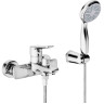 Смеситель LEMARK SELENA LM0812C для ванны с коротким изливом дивертор с керамической пластиной хром